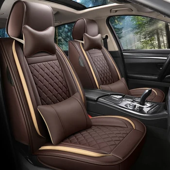 Front + back Fuld dækning af sædebetræk til Mercedes E-KLASSE W210 W212 W213 C207 C238 Konvertible A207 A238 T-Model 128798