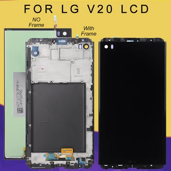 Catteny For LG VS995 Lcd-skærm Med Touch-Panel Skærm Digitizer H910 H918 US996 Forsamling For LG V20 Vises Gratis Fragt Med Ramme 136949