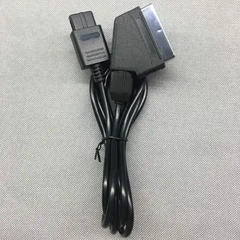 1,8 M, A/V-TV Video Scart RGB-Kabel, 21-pin euro scart-stik ledning ledning til Gamecube for N64 Konsol Ny