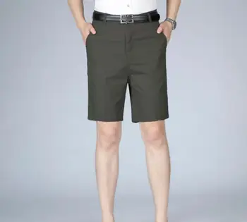 2021 sommeren midaldrende og ældre casual shorts bomuld mænds far mænds stranden bukser fem-punkt bukser ældre midten bukser