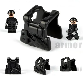 4style Taktisk Vest MOC Hær Swat Politi Militære Våben Playmobil City Tal Dele Oprindelige byggesten, Model Mini Legetøj
