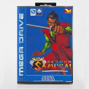 Samurai Den Anden 16bit MD Game Card Til Sega Mega Drive/ Genesis med en Retail Box 101196