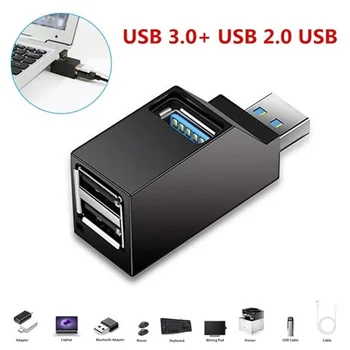 3 Port USB-Hub Mini USB3.0 i Høj Speed Hub Splitter-Boksen til Bærbare PC, U Disk Card-Læser til Mobiltelefoner 102902