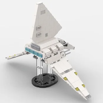 MOC DIY Imperial Shuttle Mini Rumskib Model byggesten Mursten Xmas Fødselsdag Uddannelse Gaver Til Børn 103280