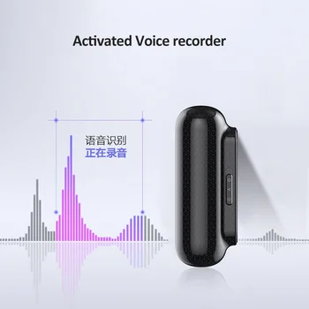 300hrs lang optagetid standby Små Magnetiske Optager pen Mini MP3-Afspiller Digital Audio Recorder Micro Diktafon