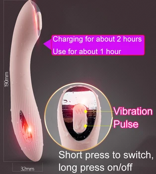 Sexlegetøj til Kvinde, 12 Hastigheder Dildo Vibrator Kvindelige Klitoris G-Spot Stimulator Elektrisk Stød Puls Vibrator Voksne Sex Produkter