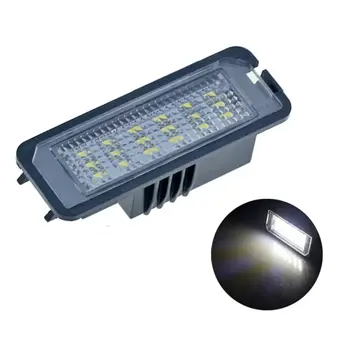 2x18SMD fejlfri LED Licens Nummer Plade Lys lamper V~W Golf MK4 MK5 MK6 Passat Po.lo CC Eos SciroccoLicense Nummerplade 104894