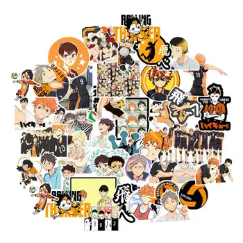 50/100pcs Manga Haikyuu!! Klistermærker Hinata Shoyo Graffiti, Klistermærker Volleyball Junior Klistermærker til Mobiltelefon Sag Bagage Doodle Legetøj
