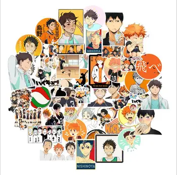 50/100pcs Manga Haikyuu!! Klistermærker Hinata Shoyo Graffiti, Klistermærker Volleyball Junior Klistermærker til Mobiltelefon Sag Bagage Doodle Legetøj
