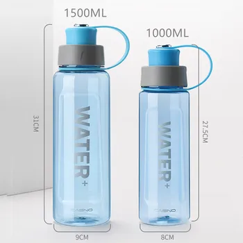1000ml/1500ml Bærbare Vand Flasker er BPA-Fri Sport Drikke Flaske Udendørs Camping Vandring Cykling Sport Shaker Flasker 106245