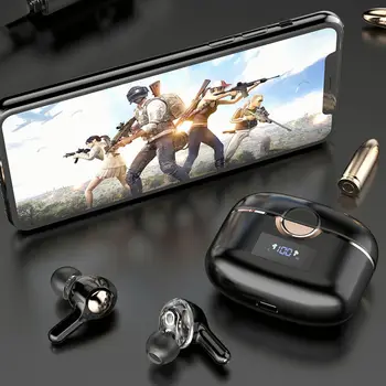 Bluetooth-Hovedsæt Med Mikrofon 9D Stereo-Gamer-HD Hovedtelefoner TWS Hifi Trådløse Øretelefoner Mikrofon 2 Chauffører Vandtæt 5.1 Gaming 10677