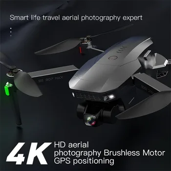 SG907 MAX Tre-Akse Gimbal Drone GPS 4K HD Dual Kamera Antenne Fjernbetjening Automatisk Reparation Enkelt Og Dobbelt Batterier