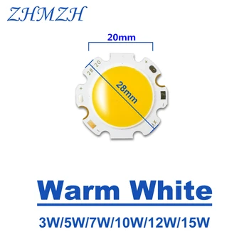 ZHMZH 5pcs/masse LED Chip Overfladen lyskilde Til 20-28MM Downlight & Kontrolpanelet Særlige COB LED Lampe SMD Chips 3W 5W 7W 9W 10W 108568
