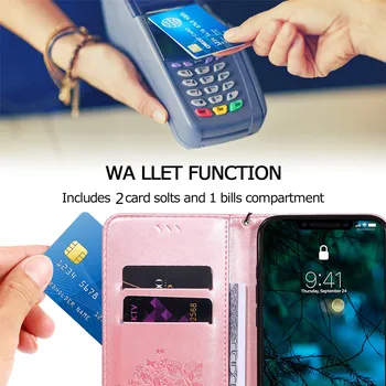 3D Mønster Flip Phone Case Til Sony Xperia 5 8 10 II XA1 XA2 XZ XZ2 Premium XZ3 XZ4 Kompakt Læder-Kort Slot Stå Wallet Cover 108609