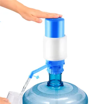 Bærbare Drikkevand På Flaske Hånd Tryk På Flytbare Rør Innovative Vakuum Handling Manuel Pumpe Dispenser 108803
