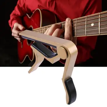 Universal Capo Guitar Tilbehør Quick Change-Clamp-Tasten Aluminium Legeret Metal Akustisk Klassisk Guitar Capo for Guitar-Dele 109143