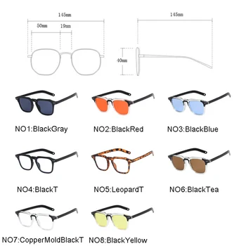 Yoovos Square Solbriller Kvinder, Luksus Ocean Linse Til Kvinder Solbriller Retro Briller Brand Design Solbriller Classic Mænd Okulary
