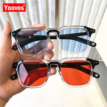 Yoovos Square Solbriller Kvinder, Luksus Ocean Linse Til Kvinder Solbriller Retro Briller Brand Design Solbriller Classic Mænd Okulary