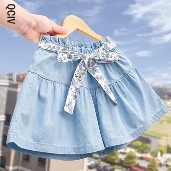 Børn, tøj til piger, af denim shorts nye sommer mode børns baby høj talje knappen hot pants 10947