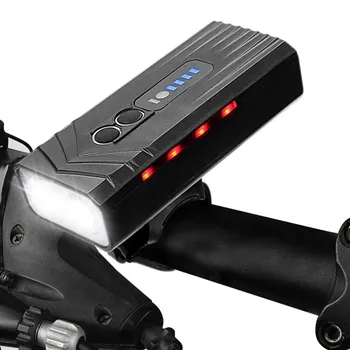 Cykel Lys Regntæt USB-Genopladelige LED-2400mAh MTB Foran Lampen Forlygte Aluminium Ultralet Cykel Lys Lommelygte 10964