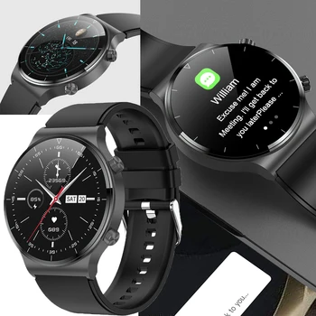 Smart Ur til Mænd 2021 IP68 Vandtæt GT2 Smartwatch Kvinder Brugerdefineret opkald Oprindelige C12 for Huawei Ur GT 2 Pro GT2 Pro Android, IOS 11057