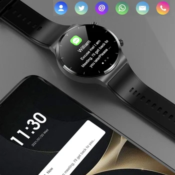 Smart Ur til Mænd 2021 IP68 Vandtæt GT2 Smartwatch Kvinder Brugerdefineret opkald Oprindelige C12 for Huawei Ur GT 2 Pro GT2 Pro Android, IOS