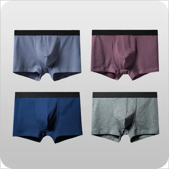 291 Fashion model mænds boxer shorts sexede undertøj, shorts U-konveks designer åndbar soft cotton boxer trusser 7 pakker 11059