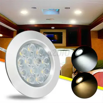 12V Slank RV Læsning Lys LED Spot Kabinet Lys Interiør Lamper Til Autocamper Van Båd, Camper