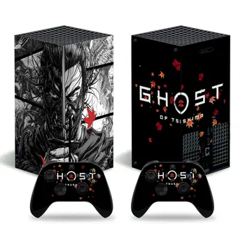 Ghost Style Hud Decal Sticker Cover til Xbox-Serien X-Konsollen og 2 Controllere til Xbox-Udgaven X Skin Sticker Viny 1 111774
