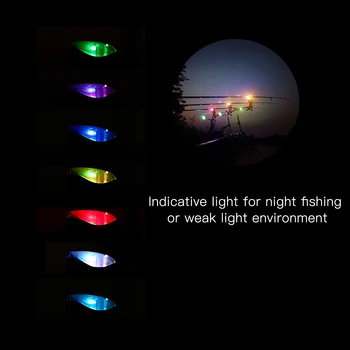 Lixada Trådløse Digitale Fiskeri Alarm, som er Indstillet Fiskeri Bid Lyd Alarm Kit Udskiftelige Farve LED-Indikator for Alarm med Bærbare Sag