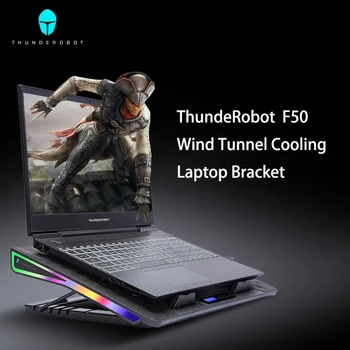 ThundeRobot F50 Laptop Cooling Fan Cooler Pad Stå i 15 16 17 tommer Laptop Notebook Varmeafledning Beslag med 2 USB Porte 112253