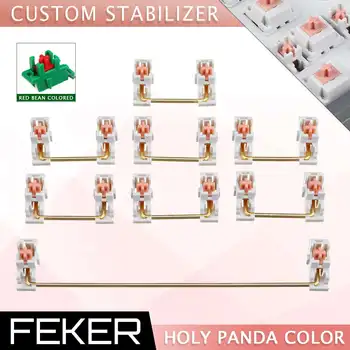 FEKER Plade Monteret Stabilisator for Brugerdefinerede Mekanisk Tastatur PCB Cherry OEM-Stabilisator 6.25 U-2U Hellige Panda Farvet