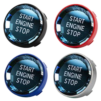 Bilen Skifte Cover Crystal enkelt-Tast Start af Motor Stop-Knap Sticker Trim for BMW - 3/5 Serie E70 E90 E60