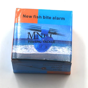 MNFT 1stk Fiskeri Fisk Bid Alarm Elektronisk Summer på fiskestang med Høj Sirene i Dagtimerne og Natten LED Lyd Alarm 113050
