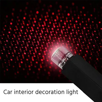 For Mercedes-Benz S-Klasse W220 W221 W222 Tilbehør Bilens Tag Star Light Red Dekorative Lamper Strimler Atmosfære lampe Part Indretning