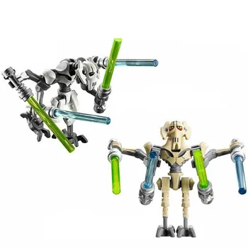 Mini Star Wars Byggeklodser General Grievous Dukke Tal Sikkert Vaskbar Model Legetøj Til Børn Gave