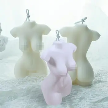 Kvinder Mænd Nude Ler Skimmel 3D Menneskelige Krop Silikone Formen Epoxyharpikser Skimmel Sæber Lys Skimmel Valentine ' s Day Kage form for Harpiks Håndværk 113960