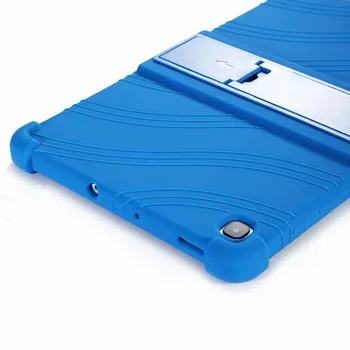 Stødsikkert Silicium Støtteben Case cover til Samsung Galaxy Tab S6 Lite 10.4 SM P610 P615 2020 Tablet Beskyttende shell +FilmGift 114081