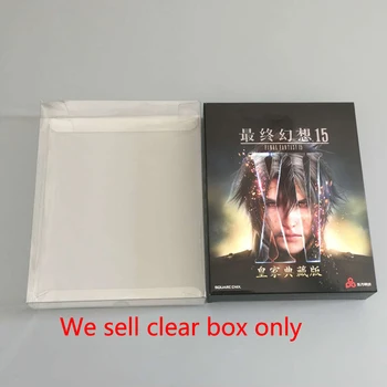 Gennemsigtig skærm rubrik oplagring rubrik for PS4 Final Fantasy 15 spil samling tilfælde beskyttelse box 114647