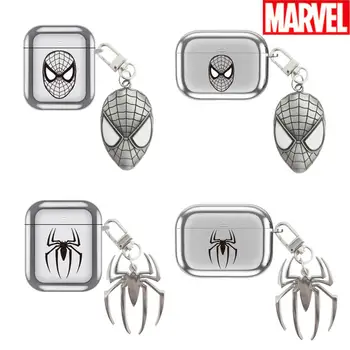 Marvel Spiderman Plating Luksus Trådløse Bluetooth Hovedtelefoner Tilfældet for AirPods Pro Taske til Luft Bælg 2 1 Beskyttende Blødt Cover 114888