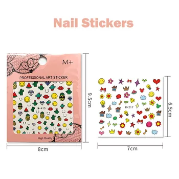 Disney Moana Prinsesse-Serien Nail Art Stickers Tips Animation Periferiudstyr Kreativitet Manicure Folier Indretning Decals Nye 3D-Design