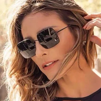2020 Mode Solbriller Kvinder Vintage Mærke Solen Briller Luksus Nuancer Mænd Retro Oculos Trendy Lunettes Gafas Oversize Briller