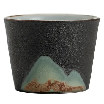 Hånd-Malet Zen Te Håndlavet Retro Kinesiske Stentøj Master Cup Porcelæn Kung Fu Te Te Kop Små Keramik Kopper Mini cup
