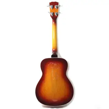 Jazz Ukulele F hul Mini Akustisk Guitar Med 4 Strenge Ukelele Afhentning Travel Guitar