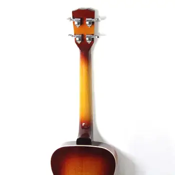 Jazz Ukulele F hul Mini Akustisk Guitar Med 4 Strenge Ukelele Afhentning Travel Guitar