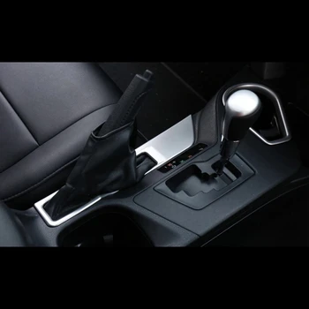 For Toyota RAV4 RAV 4 til 2018 Matte ABS Shell Interiør håndbremse Håndbremsen Frame Cover Trim Lister Mærkat tilbehør 120108