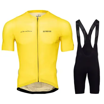 2021 Trøje Sæt Mænd Shirts Cykel Shorts Om Sommeren Cyklen Passer Pro Team Tøj Colombia Ropa Ciclismo Maillot