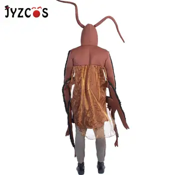 JYZCOS Halloween Kostume til Mænd Voksen Kakerlak Kostume Fantasia Sjove Voksen Cosplay Dyr Insekt Jul Carnival Part