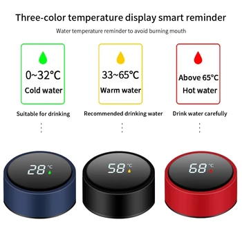 Intelligent Vand Flaske Rustfrit Stål Termokande Temperatur Display Smart Water Bottle Termoflasker Thermoses Holde Varm & Kold 121799