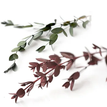 2g/bag Lille blad eucalyptus grene og blade DIY duftende stearinlys voks håndlavet evig blomst forskønnet tørret blomst gren 123799